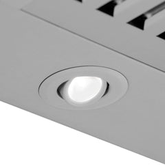 ZLINE Autograph Edition 36 in. Convertible Stainless Steel Range Hood with Black Matte Shell and Polished Gold Handle - KB4STZ-BLM36-G - The Home Selection