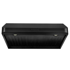 ZLINE 30 in. 600 CFM Ducted Under Cabinet Range Hood in Black Stainless Steel - BS623-30 - The Home Selection