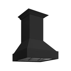 ZLINE 30 in. Wooden Wall Mount Range Hood in Rustic Black Finish - 355CC-30 - The Home Selection