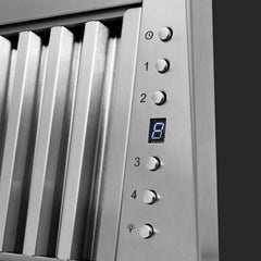 ZLINE 36 in. Wooden Wall Mount Range Hood in Rustic Black Finish - 355CC-36 - The Home Selection