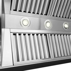 ZLINE 36 in. Wooden Wall Mount Range Hood in Rustic Black Finish - 355CC-36 - The Home Selection
