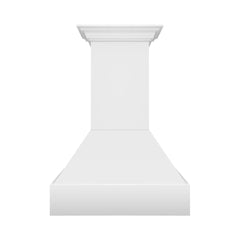 ZLINE 30 in. Wooden Wall Mount Range Hood in Rustic Bright White Finish - 355WW-30 - The Home Selection