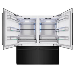 ZLINE  72 in. 39.6 cu. ft. French Door Built-In Bottom Freezer Refrigerator with Water Dispensers and Ice Makers - RBIT