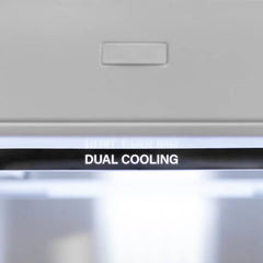 ZLINE 30 in. 16.1 cu. ft. Built-In Bottom Freezer Refrigerator with Water Dispenser and Ice Maker in Black - RBIV