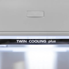 ZLINE 60-Inch Autograph Edition 32.2 cu. ft. Built-in 4-Door French Door Refrigerator with Internal Water and Ice Dispenser in White Matte with Matte Black Accents (RBIVZ-WM-60-MB)