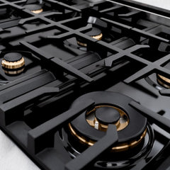 ZLINE Autograph Edition 48 in. 6.7 cu. ft. Classic Double Oven Gas Range with 8 Burner Cooktop in Satin Stainless Steel with White Matte Doors and Matte Black Accents - CGRSZ-WM-48-MB - The Home Selection