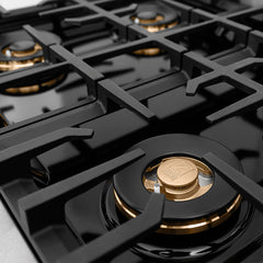 ZLINE 30 in. Classic Gas Rangetop with 4 Burner DuoPro™ Cooktop in Satin Stainless Steel - PCRTS-30