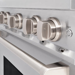 ZLINE 30 in. 4.2 cu. ft. Classic Dual Fuel Range with 4 Burner Gas Cooktop and Electric Convection Oven in Stainless Steel - CDR30