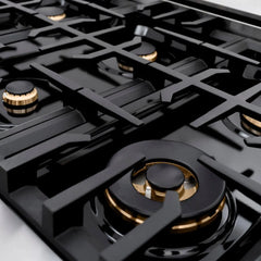ZLINE 48 in. 6.7 cu. ft. Classic Double Oven Gas Range in Stainless Steel with 8 Brass Burners - CGR-BR-48
