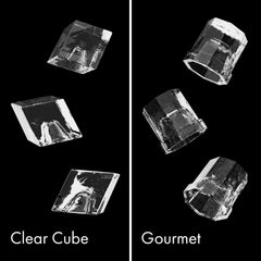 ZLINE 15 in. Touchstone Clear Cube Ice Maker with Drain Pump and Panel Ready Door - ICCDPZ-15