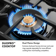 ZLINE 30 in. 4.2 cu. ft. Classic Gas Range with 4 Burner DuoPro™ Cooktop and Convection Gas Oven in Stainless Steel - PCGR30