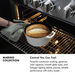 ZLINE 30 in. 4.2 cu. ft. Marino Dual Fuel Range with 4 Burner DuoPro™ Cooktop and Electric Convection Oven in Stainless Steel