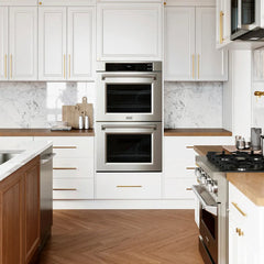 ZLINE 30 in. Professional True Convection Double Wall Oven with Air Fry and Self Clean in Stainless Steel - WAD-30