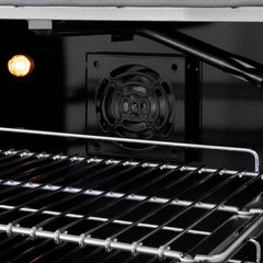 ZLINE 36 in. 5.2 cu. ft. Paramount Gas Range with Convection Gas Oven in Black Stainless Steel with 6 Brass Burners - SGRB-BR-36