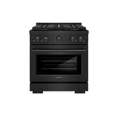 ZLINE 30 in. 4.2 cu. ft. Paramount Gas Range with 4 Burner DuoPro™ Coo - Black Stainless Steel