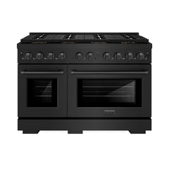 ZLINE 48 in. 6.7 cu. ft. Paramount Gas Range with 8 Burner DuoPro™ Coo - Black Stainless Steel