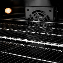 ZLINE 30 in. 4.2 cu. ft. Paramount Induction Range with 4 Element Cooktop and Electric Convection Oven in Black Stainless Steel - SINRB-30
