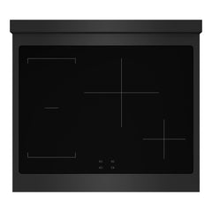ZLINE 30 in. 4.2 cu. ft. Paramount Induction Range with 4 Element Cooktop and Electric Convection Oven in Black Stainless Steel - SINRB-30