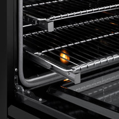 ZLINE 36 in. 5.2 cu. ft. Marino Gas Range with 6 Burner DuoPro™ Cooktop and Convection Gas Oven in Black Stainless Steel - PMGRB-36 - The Home Selection
