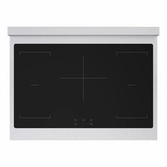 ZLINE Autograph Edition 36 in. 5.2 cu. ft. Marino Induction Range with 5 Element Cooktop and Electric Convection Oven in Satin Stainless Steel with Champagne Bronze Accents - MINRSZ-36-CB