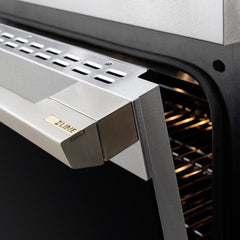 ZLINE 30 in. 4.2 cu. ft. Marino Gas Range with 4 Burner DuoPro™ Cooktop and Convection Gas Oven in Satin Stainless Steel - PMGRS-30 - The Home Selection