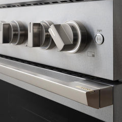 ZLINE 36 in. 5.2 cu. ft. Marino Gas Range with 6 Burner DuoPro™ Cooktop and Convection Gas Oven in Satin Stainless Steel - PMGRS-36 - The Home Selection
