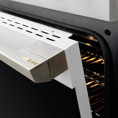 ZLINE 48 in. 6.7 cu. ft. Marino Gas Range with 8 Burner DuoPro™ Cooktop and Dual Ovens with White Matte Doors - PMGR-WM-48 - The Home Selection