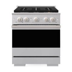 ZLINE 30 in. 4.2 cu. ft. Marino Gas Range with 4 Burner DuoPro™ Cooktop and Convection Gas Oven in Stainless Steel - PMGR30 - The Home Selection