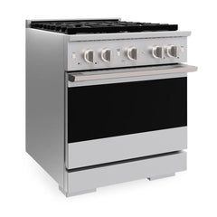ZLINE 30 in. 4.2 cu. ft. Marino Gas Range with 4 Burner DuoPro™ Cooktop and Convection Gas Oven in Stainless Steel - PMGR30 - The Home Selection