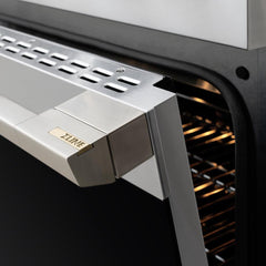 ZLINE 36 in. 5.2 cu. ft. Marino Induction Range with 5 Element Cooktop and Electric Convection Oven in Stainless Steel - MINR36 - The Home Selection