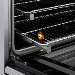 ZLINE 24 In. Marino Autograph Induction Range in Stainless Steel with Champagne Bronze Accents - MINRZ-24-CB