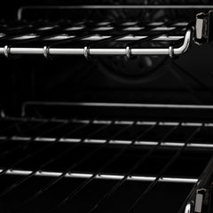 ZLINE 24 in. 2.8 cu. ft. Legacy Dual Fuel Range with 4 Burner Gas Cooktop and Electric Convection Oven in Satin Stainless Steel - RAS-SN-24