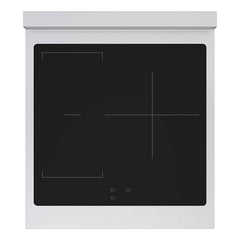 ZLINE 24 in. 3.2 cu. ft. Paramount Induction Range with 3 Element Cooktop and Electric Convection Oven in Satin Stainless Steel with Black Matte Door - SINRS-BLM-24 - The Home Selection