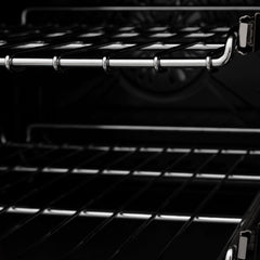 ZLINE 48 in. 6.0 cu. ft. Legacy Dual Fuel Range with Gas Cooktop and 2 Electric Ovens in Stainless Steel with 6 Brass Burners - RA-BR-48