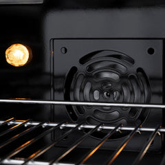 ZLINE 36 in. 5.2 cu. ft. Paramount Dual Fuel Range with Gas Cooktop and Electric Convection Oven in Stainless Steel with 6 Brass Burners - SDR-BR-36