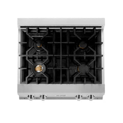 ZLINE 30" Porcelain Gas Stovetop with 4 Gas Burners - RT30