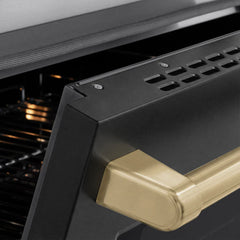 ZLINE Autograph Edition 36 in. 5.2 cu. ft. Paramount Induction Range with 5 Element Cooktop and Electric Convection Oven - SINR