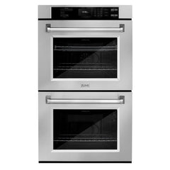 ZLINE 30 in. Professional True Convection Double Wall Oven with Air Fry and Self Clean in Stainless Steel - WAD-30