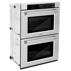 ZLINE 30 in. Professional True Convection Double Wall Oven with Air Fry and Self Clean in Stainless Steel - WAD-30