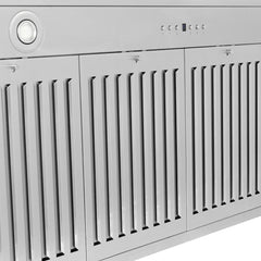 ZLINE Autograph Edition 36 in. Convertible Stainless Steel Range Hood with White Matte Shell and Matte Black Accents - KB4STZ-WM36-MB - The Home Selection