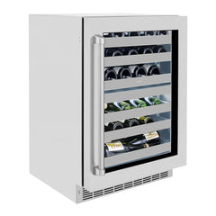 ZLINE 24 in. Touchstone Dual Zone 44 Bottle Wine Cooler Glass Door - RWDO