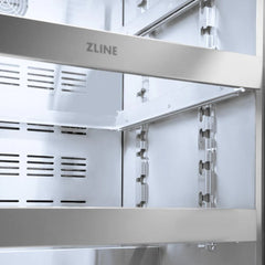 ZLINE 24 in. Touchstone 151 Can Beverage Fridge With Solid Stainless Steel Door - RBSO-ST-24