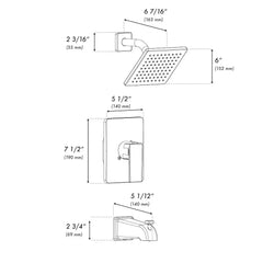 ZLINE Palisades Modern Shower System - RBCN2-SHS - The Home Selection