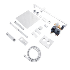 ZLINE Bliss Rainfall Shower System with 12 in. Oversized Shower Head in Chrome - BLS-SHS12-CH - The Home Selection