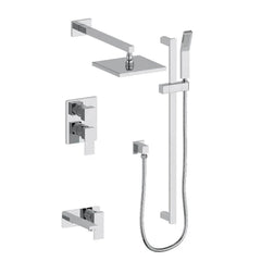 ZLINE Bliss Rainfall Shower System with 12 in. Oversized Shower Head in Chrome - BLS-SHS12-CH - The Home Selection