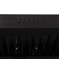 ZLINE 36 in. 600 CFM Ducted Under Cabinet Range Hood in Black Stainless Steel - BS623-36 - The Home Selection
