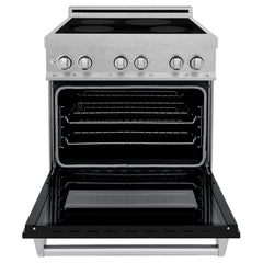 ZLINE 30" 4.0 cu. ft. Induction Range with a 4 Element Stove and Electric Oven in Black Matte (RAINDS-BLM-30)