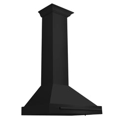 ZLINE 30 in. Convertible Black Stainless Steel Wall Mount Range Hood With Black Stainless Steel Handle - BSKB4X-30