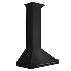 ZLINE 30 in. Convertible Black Stainless Steel Wall Mount Range Hood With Black Stainless Steel Handle - BSKB4X-30