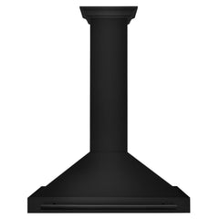 ZLINE 36 in. Convertible Black Stainless Steel Wall Mount Range Hood With Black Stainless Steel Handle - BSKB4X-36